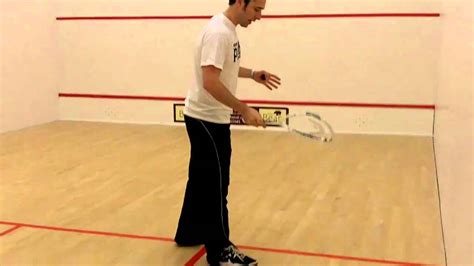 Squash Tips How To Serve During A Squash Game Youtube