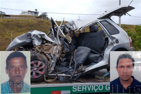 Fatalidade pai e filho morrem após colidirem de frente caminhão na