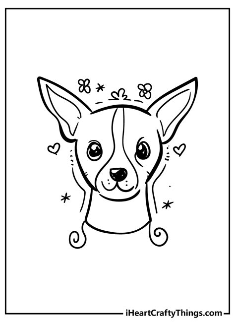 Chihuahua Coloring Pages Printables