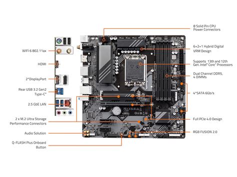 B760M DS3H DDR4 Key Features Motherboard GIGABYTE Global, 49% OFF