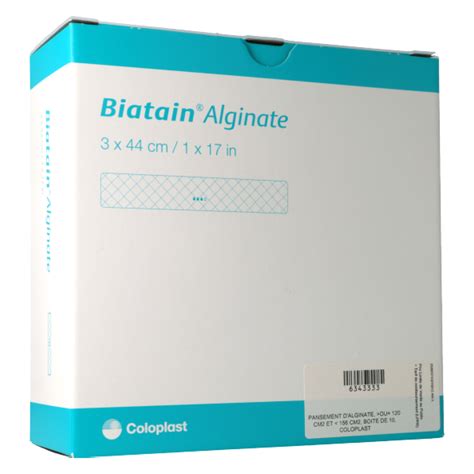 Biatain Alginate 3x44cm x10 Pansement à l alginate pour plaies