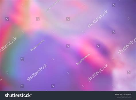 Holographic Textures Shiny Foil Metallic Rainbow Stock Photo 2285679497