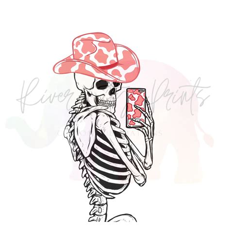 Cowboy Skeletons Svg Skeleton Western Svg Funny Skeleton Shirt Svg