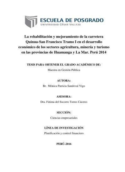 Tesis Para Obtener El Grado Acad Mico De Maestra En Gesti N P Blica