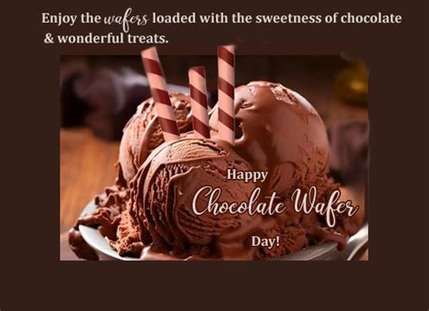 Wafers With Sweetness Of Chocolate Free National Chocolate Wafer Day