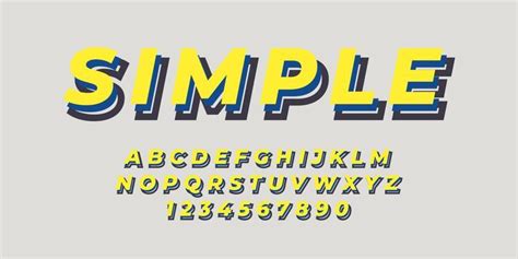 Yellow Font Vector Art, Icons, and Graphics for Free Download