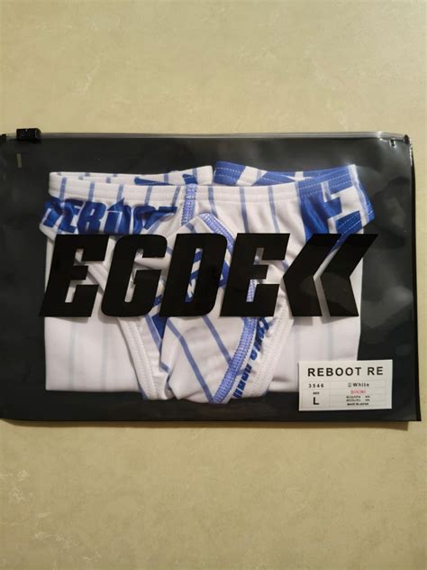 EGDE Reboot Re White Stripe Bikini 3546 Men S Fashion Bottoms New Underwear On Carousell