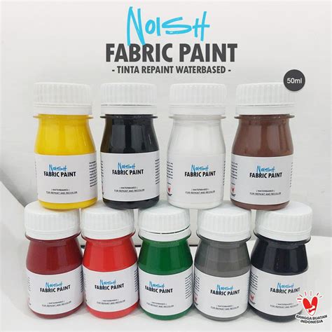 Jual Noish Fabric Paint Cat Sepatu Canvas Repaint Sepatu Cat