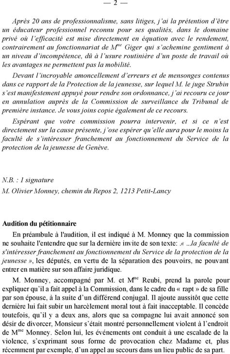 Rapport de la Commission des pétitions chargée d étudier la pétition