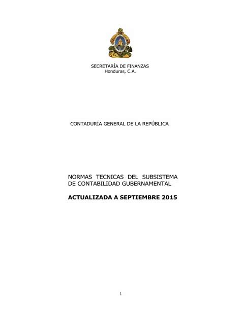 PDF CONTADURÍA GENERAL DE LA REPÚBLICA Contabilidad Gubernamental