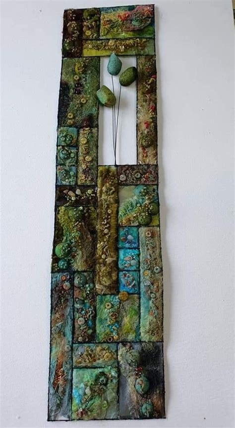 Pin By Lisa Spencer On Mixed Media In 2024 Fabric Art Tutorials