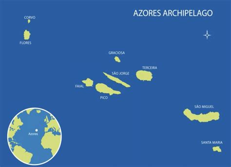 Cartina Delle Azzorre