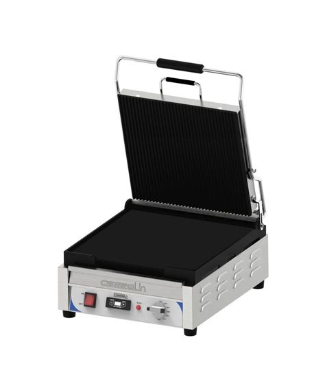 Grill Panini XL Premium Rainurée Lisse avec minuteur