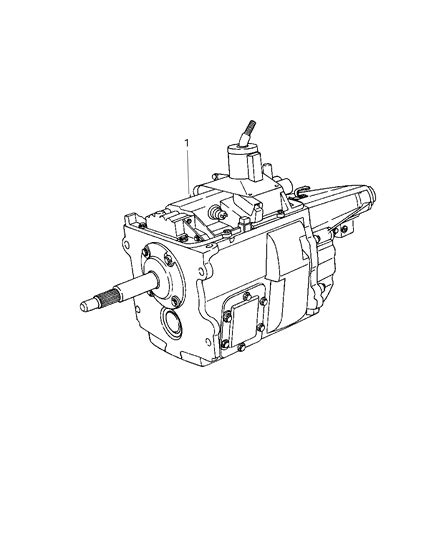 Transmission Assembly Of Manual Transmission 2004 Dodge Ram 2500