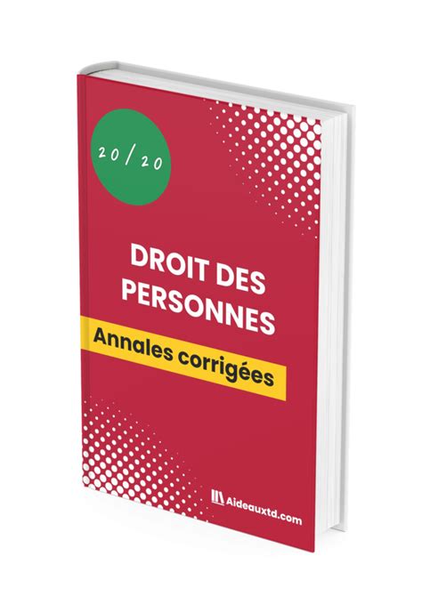 Annales corrigées droit Aideauxtd