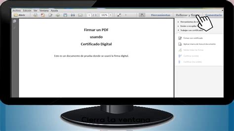 C Mo Poner La Firma Digital En Un Documento Pdf Youtube