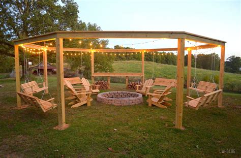 Create A Cozy Oasis Backyard Pergola With Fire Pit Design Ideas To