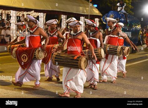 Colombo Feb Traditional Kandyan Dancers Perform During