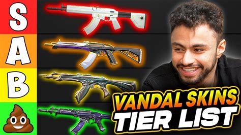 The Most Overrated Vandal Skins Valorant Skin Tier List Optic Dashy