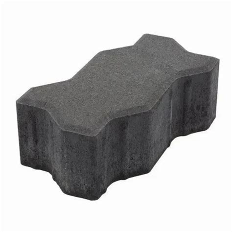 Black Concrete Zig Zag Paver Block Dimensions Mm X Mm