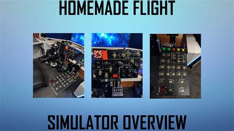 Homemade Flight Simulator Overview Youtube