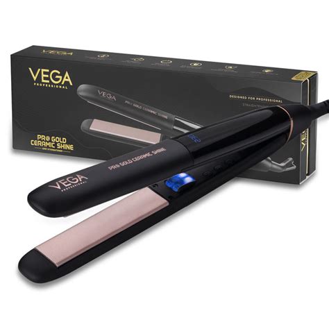 Buy Vega Professional Pro Gold Ceramic Shine Hair Straightener Vpmhs