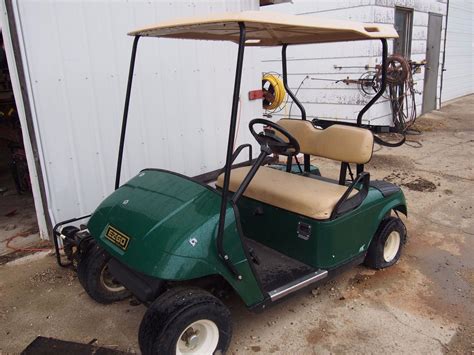 EZ-GO Textron Electric Golf Cart, 7500W - Bodnarus Auctioneering