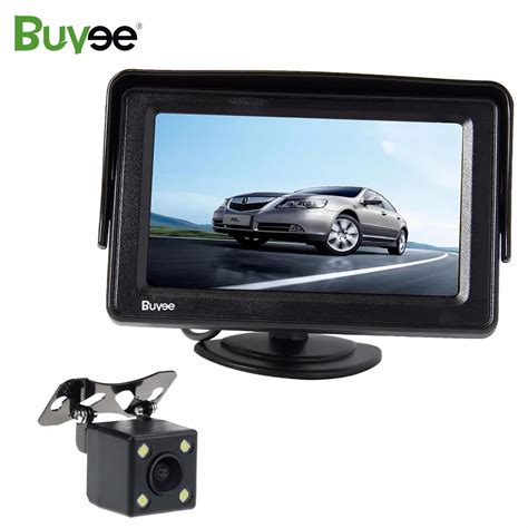 Buyee Auto Parking Monitor System 4 3 Inch TFT LCD Car Monitor HD 4