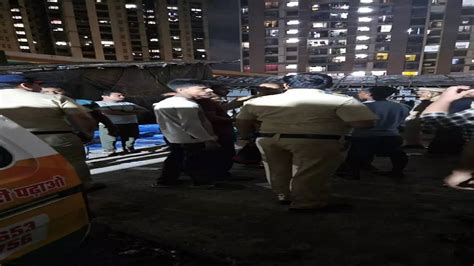 Lift Collapse In Thane ठाण्यात मोठी दुर्घटना निर्माणाधीन इमारतीची