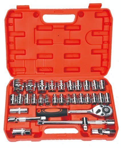 Doz Socket Set With Rachet Wrench Crv Material High Quality With Iron