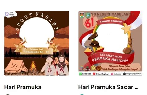 Kumpulan Link Twibbon Hari Pramuka Ke Agustus Gratis