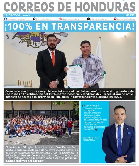 Transparencia Correo Nacional De Honduras