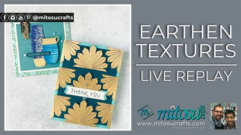 Handmade Card Ideas With Stampin Up Earthen Textures Bundle 21 06