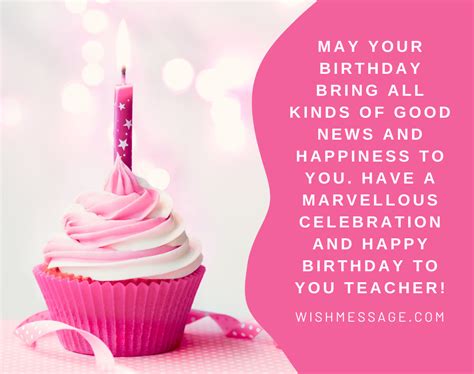 Happy Birthday Wishes For Teacher Beautiful Birthday Wishes To Teacher