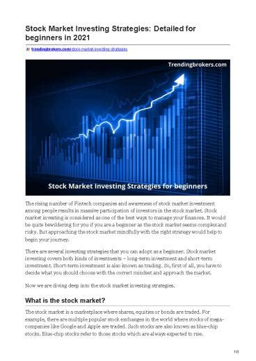 Ppt Stock Market Investing Strategies Detailed For Beginners In 2021 Powerpoint Presentation