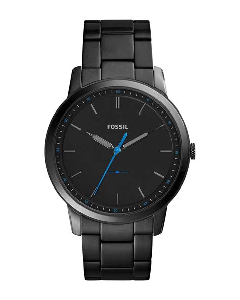 Fossil Wrist Watch In Black For Men Lyst