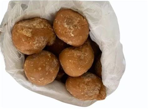 Refined Brown Solid Organic Palm Jaggery Shape Round At Rs 59 Kg In