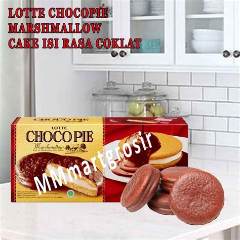 Jual Lotte Chocopie Marshmallow Isi Pack G Shopee Indonesia