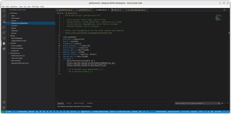 No Build Option For ESP Arduino Project PlatformIO IDE PlatformIO