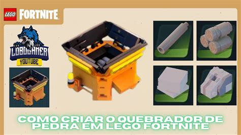 Como Criar O Quebrador De Pedra Em Lego Fortnite Youtube