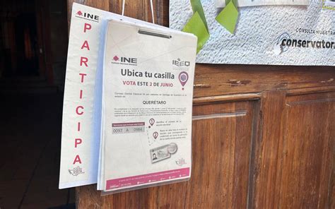 Ya Ubicaste La Casilla Que Te Corresponde Para Votar Diario De