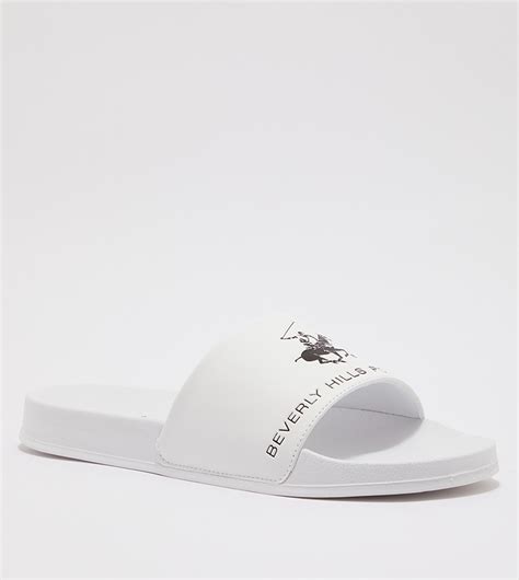 Buy Beverly Hills Polo Club Slid Slipper Flip Flop In White Thstreet