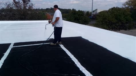 How To Repair And Paint A Rubber Roof With Silicone Liquid Roofing For