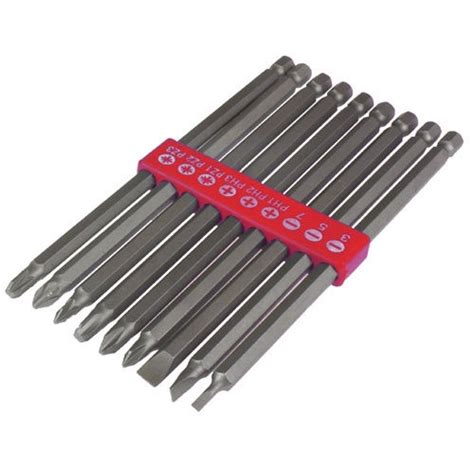 9PC ASSORTED EXTRA LONG SCREWDRIVER BITS 150MM POWER BIT SET EBay