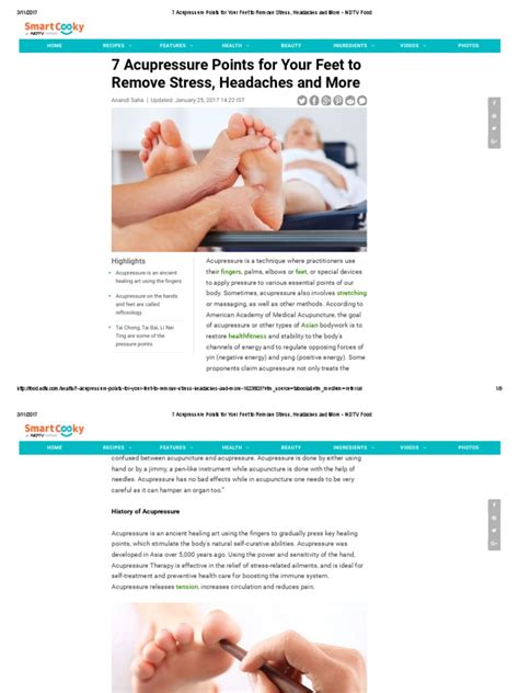 7 Acupressure Points For Your Feet To Remove Stress, Headaches and More ...