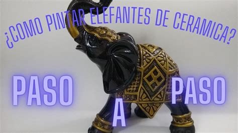 Diy Pintando Elefantes De Ceramica Super Facil Youtube