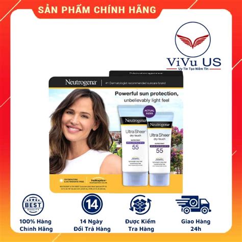 Kem Chống Nắng Neutrogena Spf55 Ultra Sheer Dry Touch