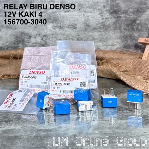 Jual RELAY BIRU 12V KAKI 4 PIN DENSO RILEY AC UNIVERSAL AVANZA XENIA