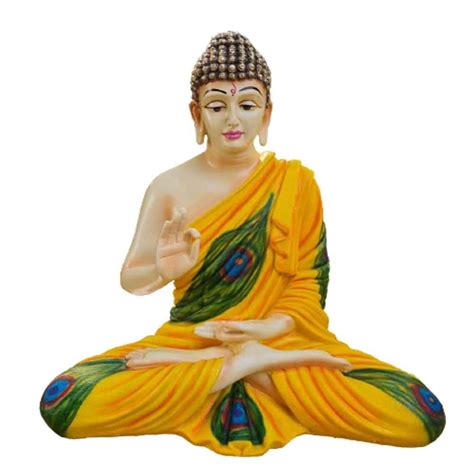 Fiber Buddha Sitting Worship Statue Temple At Rs In Meerut Id