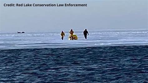 Two Fishermen On Lower Red Lake Rescued After Getting Stranded On Ice